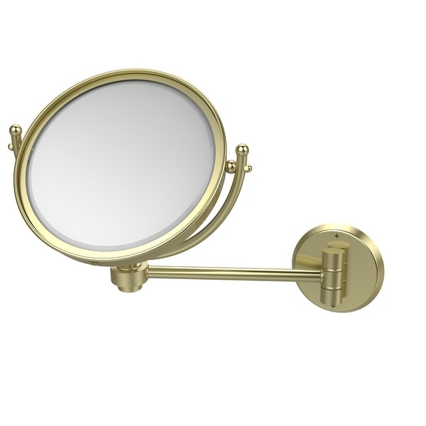 Allied Brass 8-in Wall Mounted Make-Up Mirror 2X Magnification