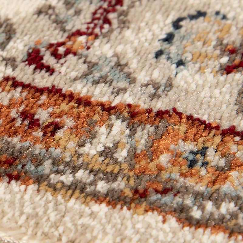 Alurea Samson Beige Bordered Area Rug