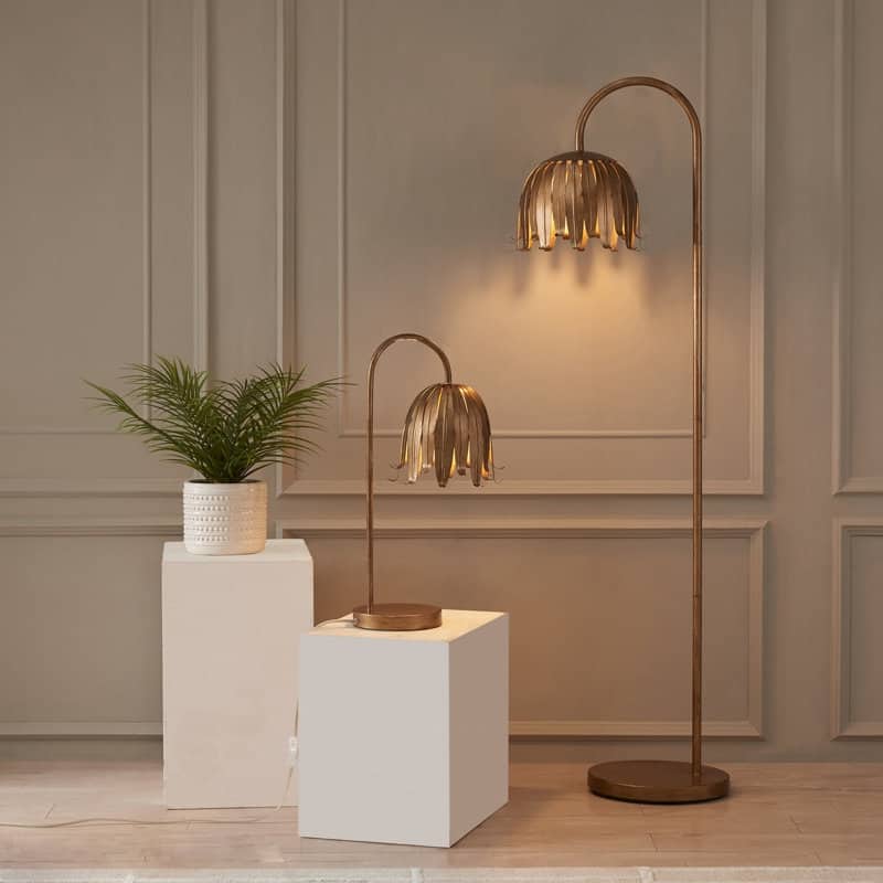 Acroma - 60.88" Arched Steel Dimmable Floor Lamp - N/A