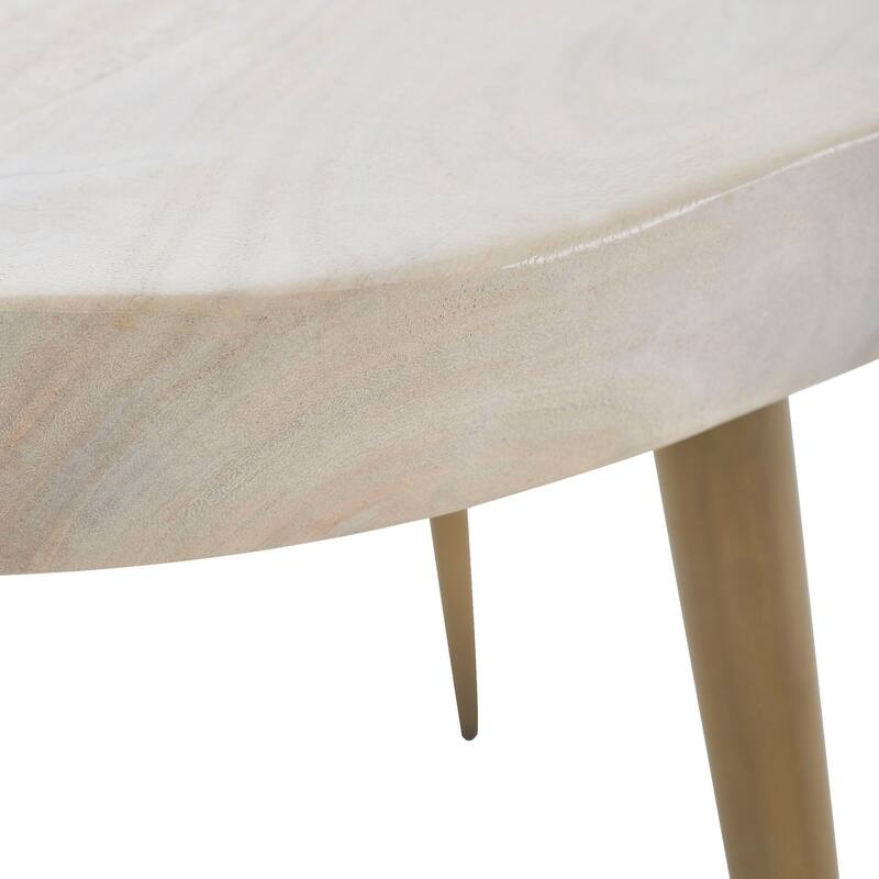 Renwil Core Acacia Wood Coffee Table, White