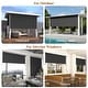 preview thumbnail 14 of 23, 10' x 8' Outdoor Roller Shades with Pull Rod Operation
