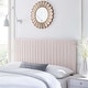preview thumbnail 11 of 28, Milenna Channel Tufted Performance Velvet King/California King Headboard