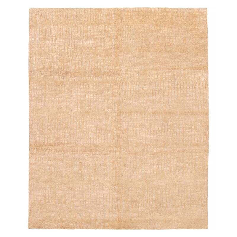 ECARPETGALLERY Hand-knotted Tangier Beige Wool Rug - 8'1 x 9'10 - Beige - 8'1 x 9'10