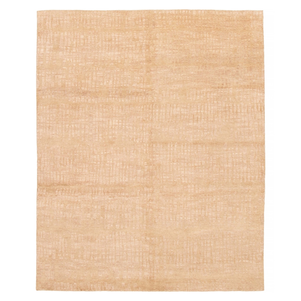 ECARPETGALLERY Hand-knotted Tangier Beige Wool Rug - 8'1 x 9'10