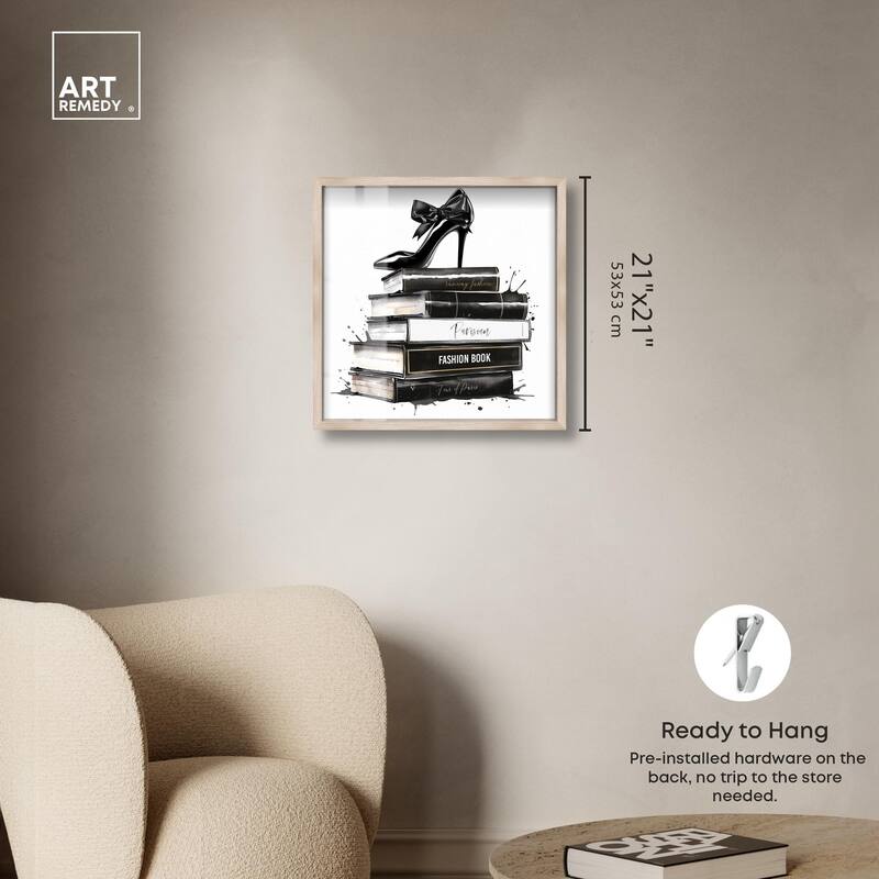 Classic Book Stack Shadowbox by Art Remedy