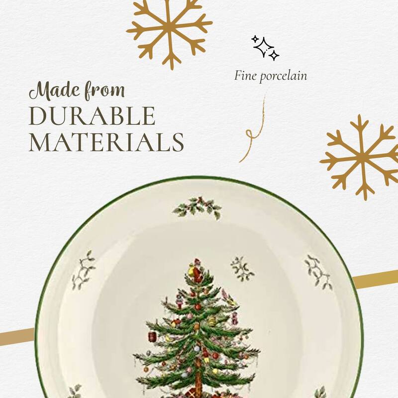 Spode Christmas Tree Pasta Bowl - 13 inch