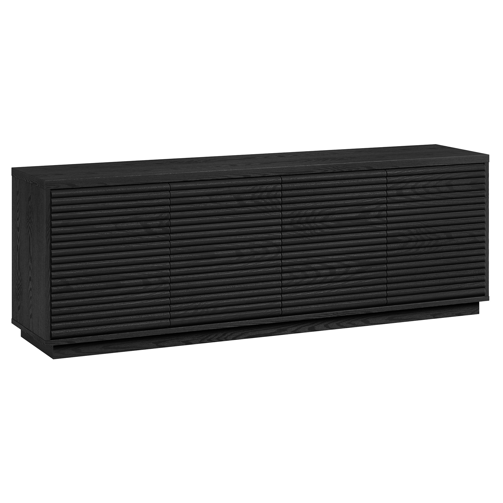 Tullis Rectangular Fluted TV Stand for TV's up to 78" - 70" Wide