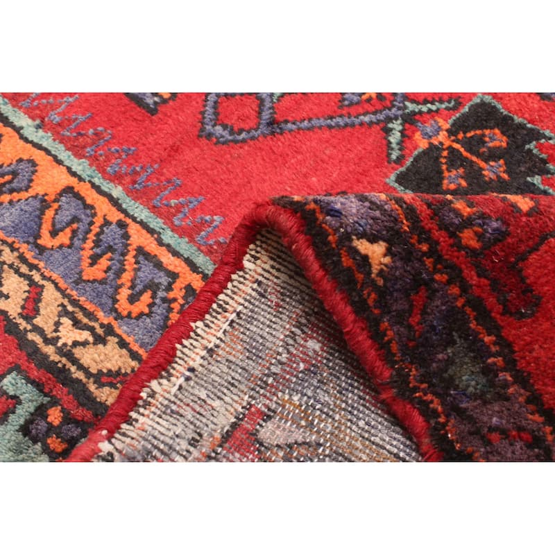 ECARPETGALLERY Hand-knotted Andelz Red Wool Rug - 4'6 x 8'1