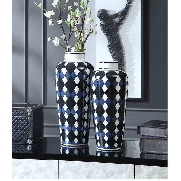 Shop 20 25 Black And White Large Vase Tabletop Decor On Sale