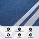 preview thumbnail 13 of 98, World Rug Gallery Border Indoor/Outdoor Flat Woven Area Rug