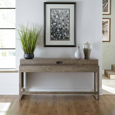 Bartlett Field Dusty Taupe Console Bar Table