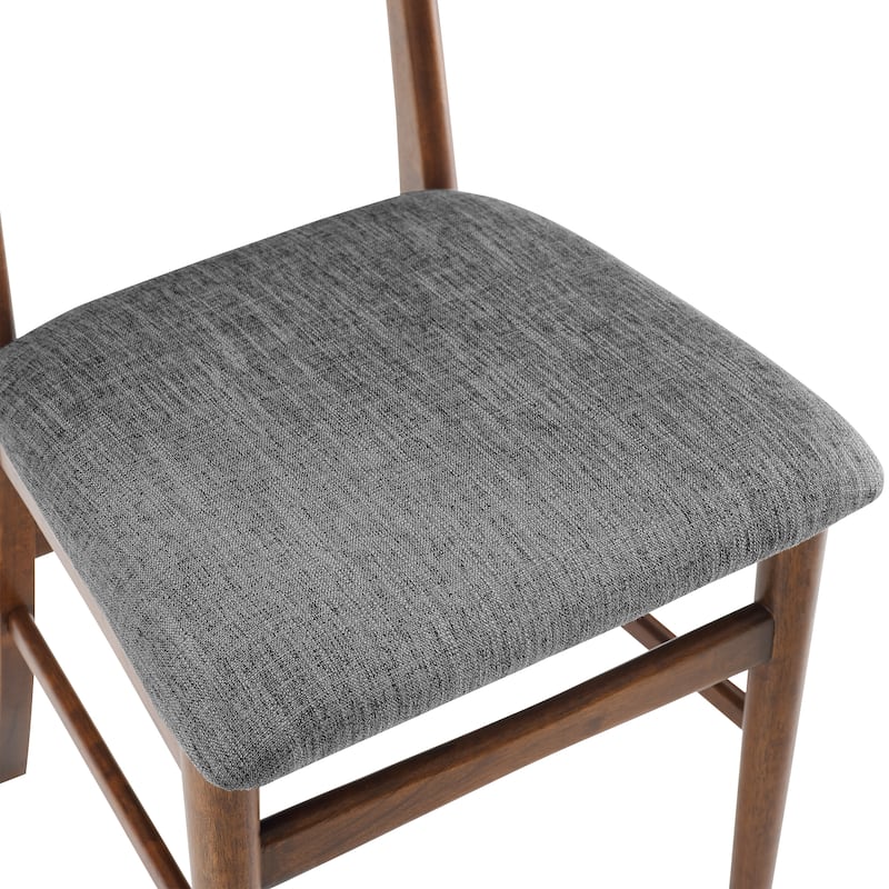 Crosley Landon 2Pc Wood Dining Chairs W/Upholstered Seat - 33.25"H x19.75"W x 19.75"D