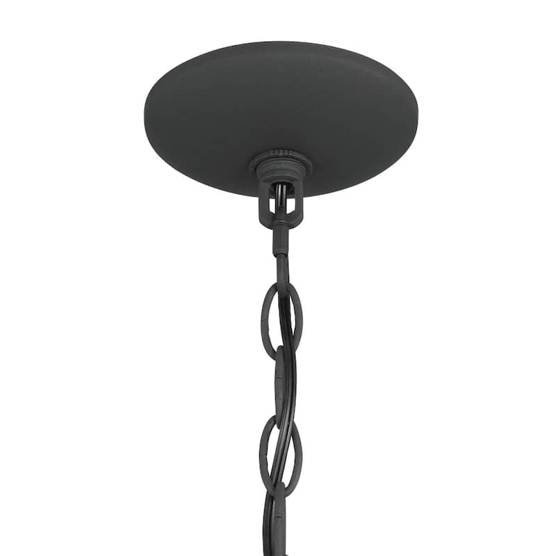 Acroma 15-light Farmhouse Black Tiered Chandelier for Dining Room - 27.5 inches