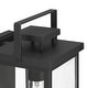 preview thumbnail 7 of 6, Hunter Timbergrove Outdoor Black Wall Light - Porch, Patio, Garage - Contemporary, Transitional, Mission - Corrosion Resistant!