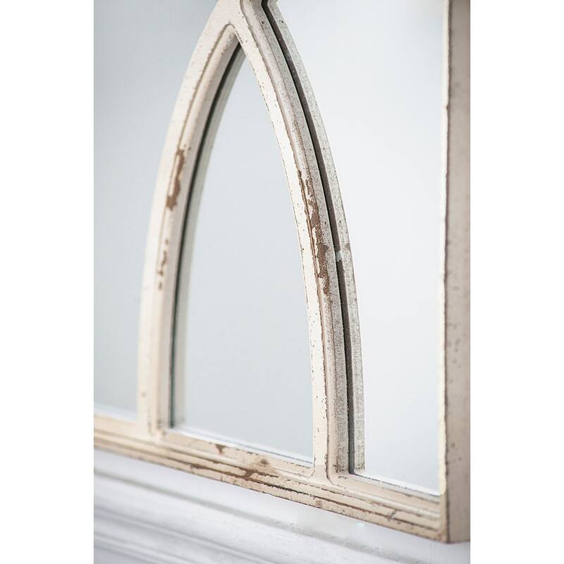 16" x 23" Rectangular Wooden Wall Mirror with Frame, Vertical or Horizontal Home Decor for Living Room, Set of 2