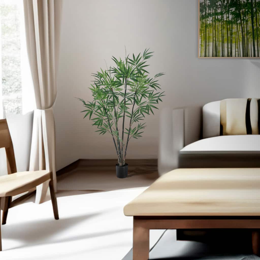 Potted Zen Bamboo Tree 4'