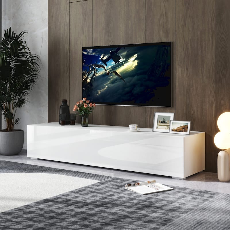Modern Entertainment Center with Storage Space for Living Room