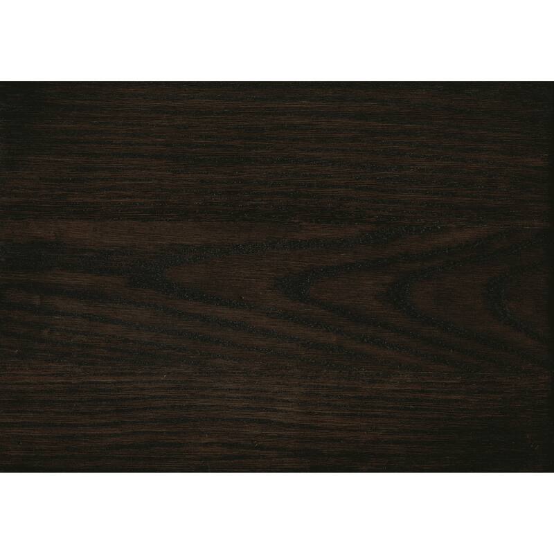 Walz Tall Dresser Chest, 8 Drawers, Espresso Brown Oak, Black Knobs
