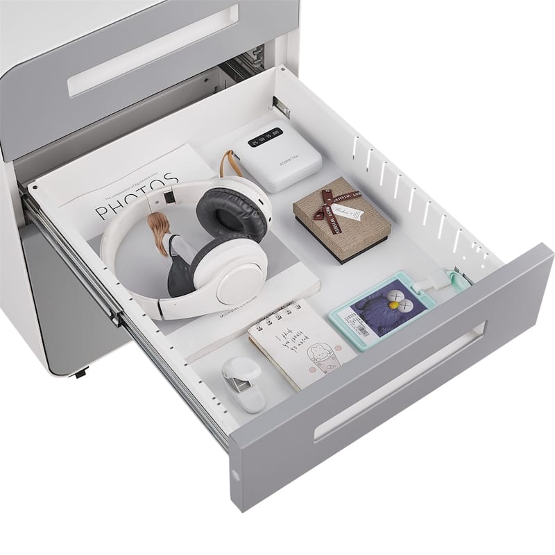 Mobile File Cabinet Under Desk Office,Versatile Storage Cabinet