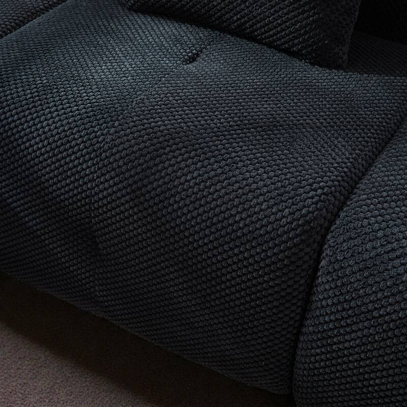 73" Modular Sectional Loveseat, Tufted 2-Seater Cloud Couch with Pillows, Boneless Foam Convertible Sofa for Living Room