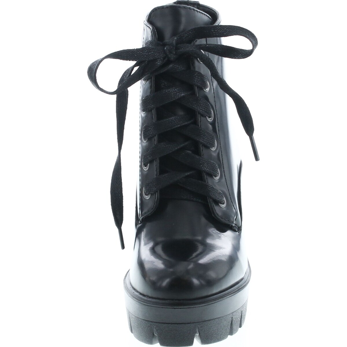 bamboo platform combat boots