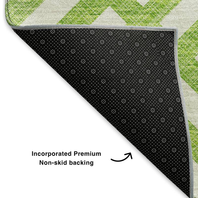 Premium Washable Super Soft Contemporary Mosaic Mayfield Rug