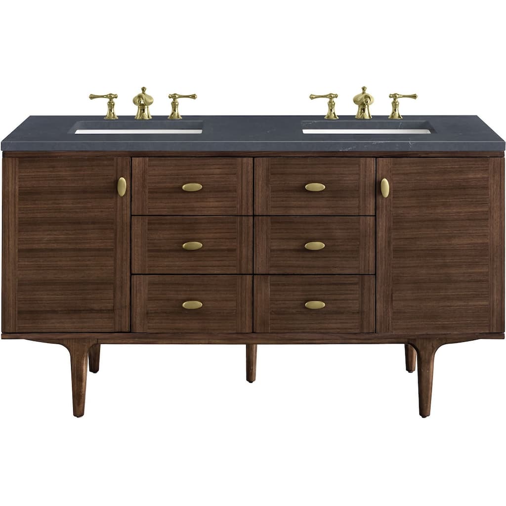 James Martin Vanities 670-V60D-3CSP Amberly 60" Free Standing or Wall