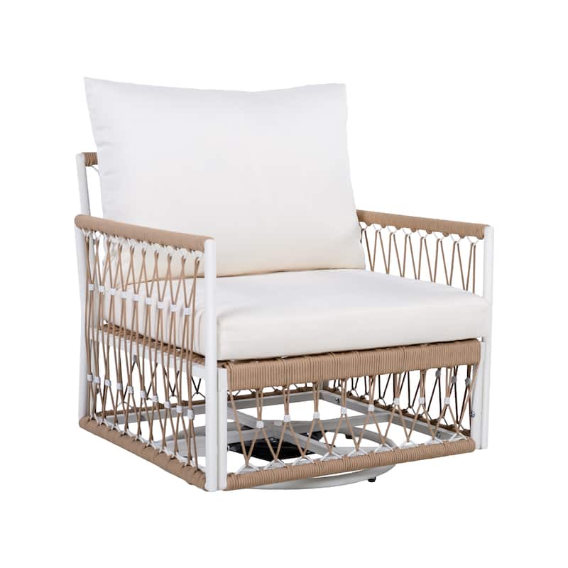 Christopher Knight Home - Arden 3-Piece Bohemian Steel Outdoor Chat Set