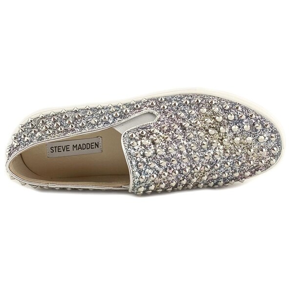 steve madden silver flats