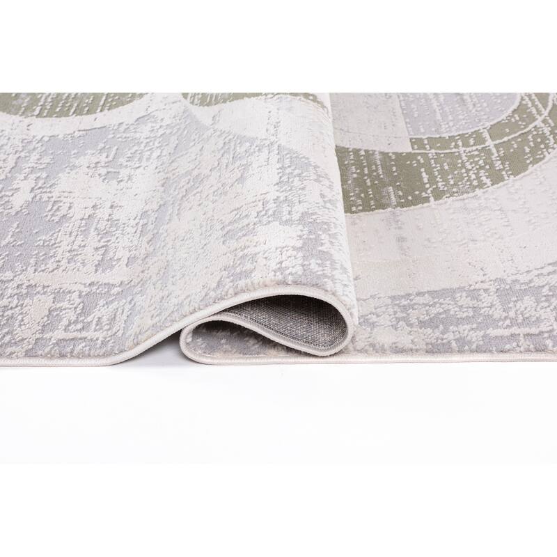 Cairo Collection Transitional Geometric Area Rug