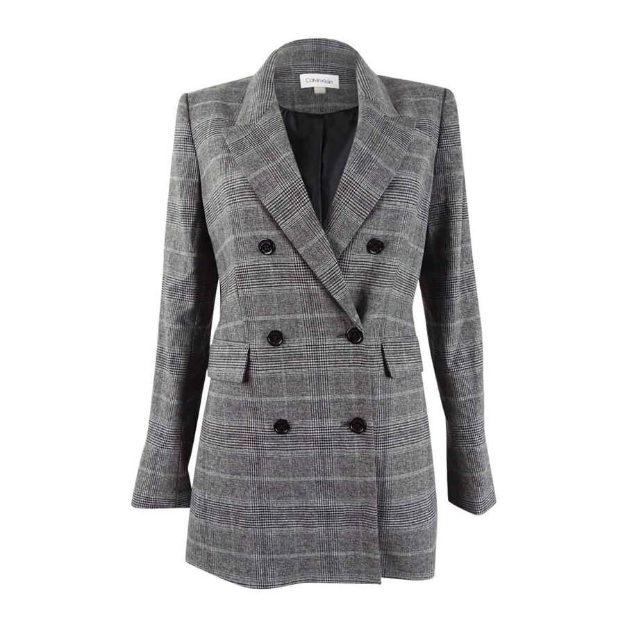 calvin klein plaid jacket