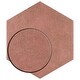 preview thumbnail 3 of 18, Merola Tile Heritage Hex Wine 7" x 8" Porcelain Floor and Wall Tile