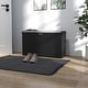 preview thumbnail 9 of 16, HOMCOM Shoe Bench with Padded Seat Cushion and Flip-Drawer, Entryway Bench Holds up to 265lb, Shoe Cabinet