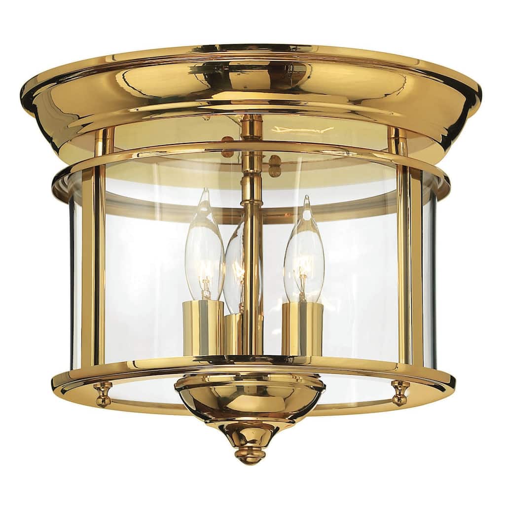 Hinkley Lighting 3 Light Semi-Flush Ceiling Fixture from the Gentry