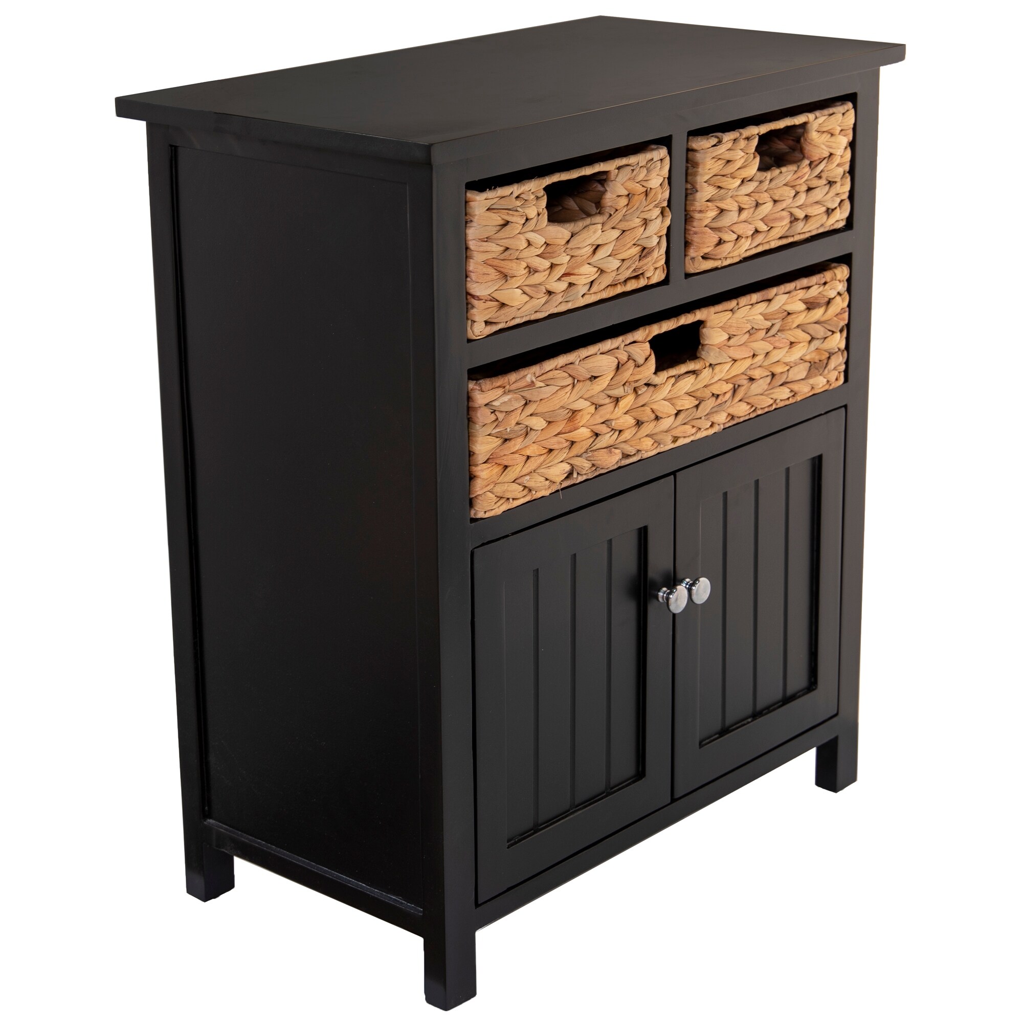 Black Wood Living Room Storage Cabinet Overstock 32291709