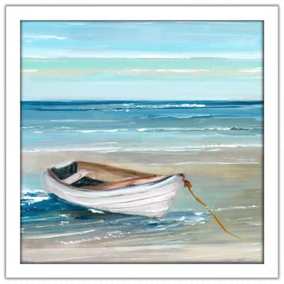 "Shore Hopping (Square)" by Sally Swatland Print on Acrylic