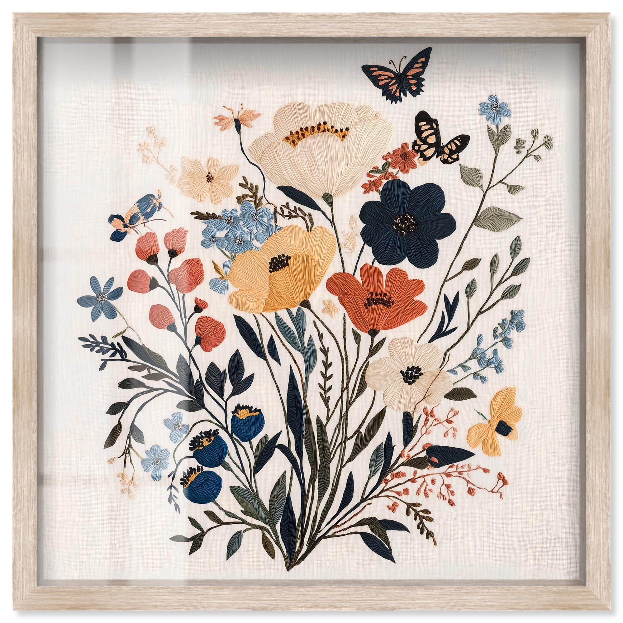 Garden of Threads I Shadowbox by Art Remedy