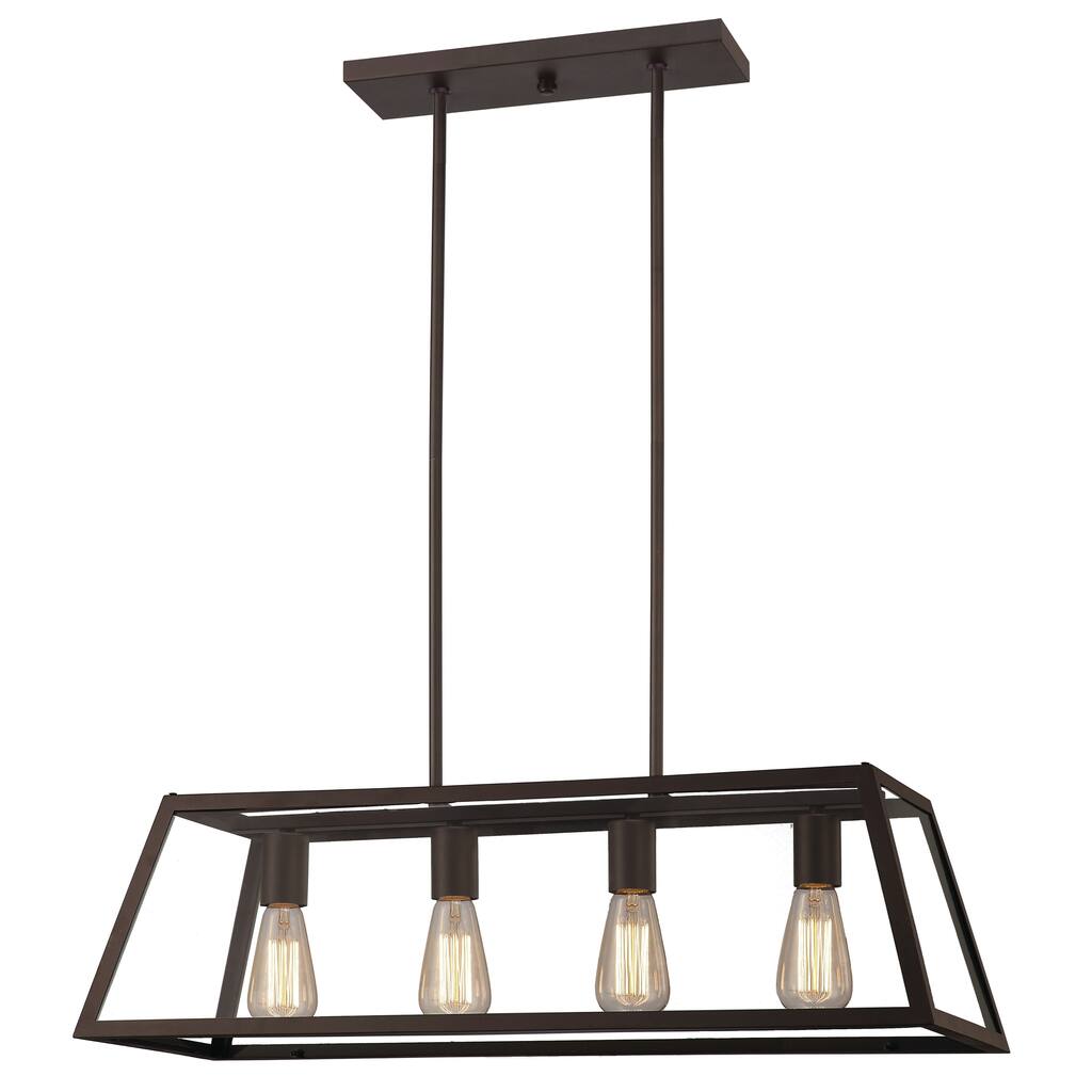 Flynn 4 Light Chandelier - Oil Rubbed Bronze
