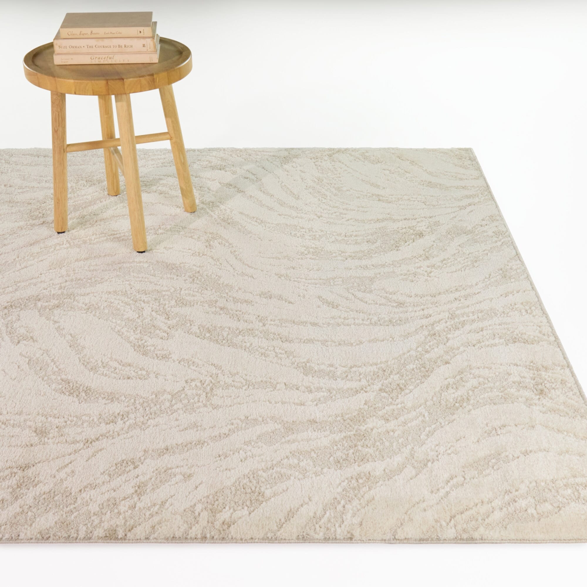 Nassos Abstract Waves Area Rug