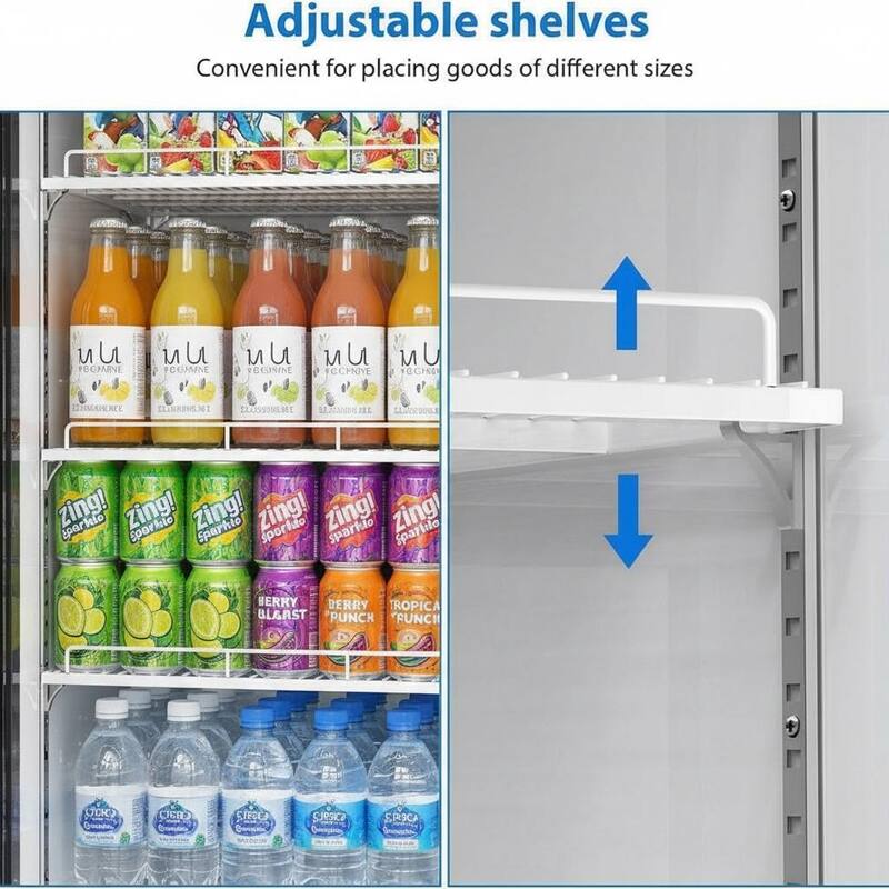 Commercial Display Refrigerator, 25.3 Cu.Ft.