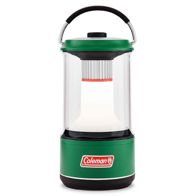 Coleman 1000 Lumens LED Outdoor Camping Light Lantern with BatteryGuard, Green - 1.25