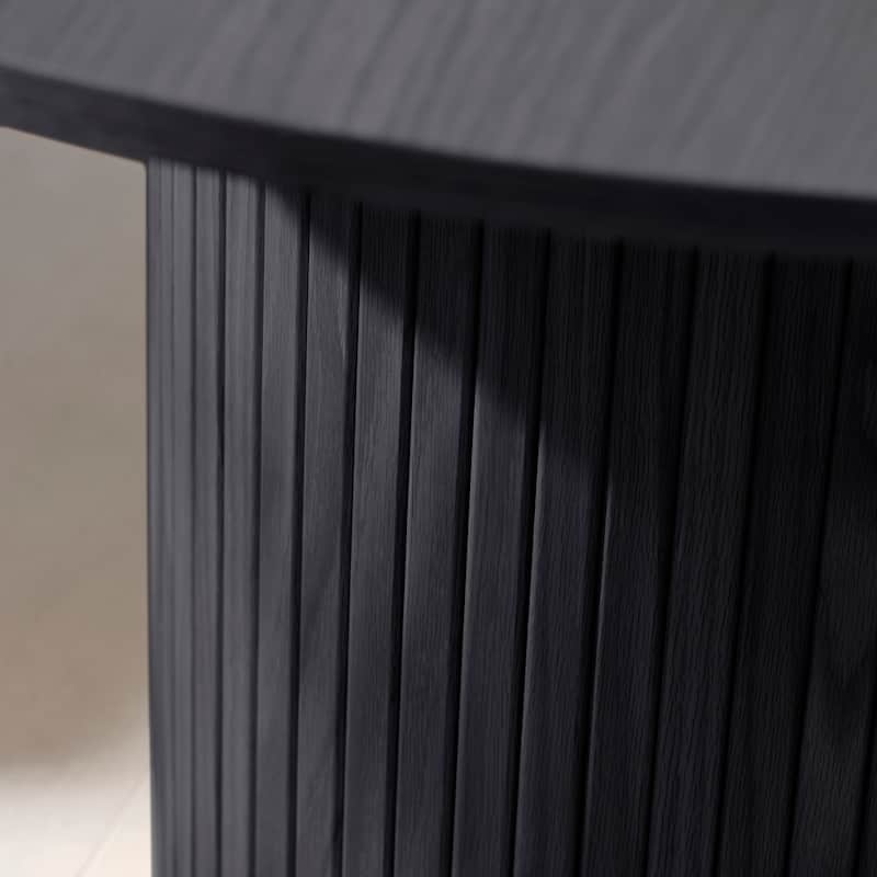Rye Studio Nicola Mid-Century Modern Pedestal Dining Table