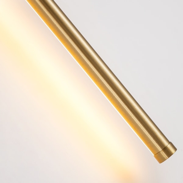 1-Light Black/ Gold/ Nickel Modern Long Linear Strip Wall