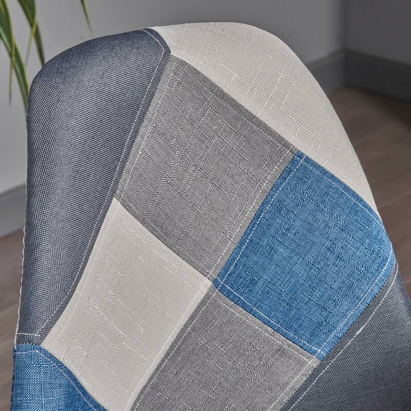 Wilmette Patchwork Fabric Chair by Christopher Knight Home (Set of 2)