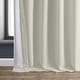 preview thumbnail 79 of 89, Exclusive Fabrics Faux Linen 100% Blackout Curtains Heat and Light Blocking - (1 Panel)