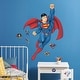 preview thumbnail 2 of 3, RoomMates Superman Global Hero Peel and Stick Wall Decals