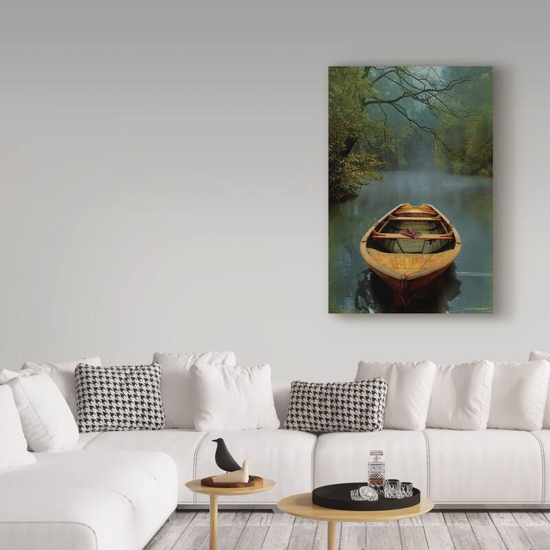 Carlos Casamayor 'The Old Lake' Canvas Art