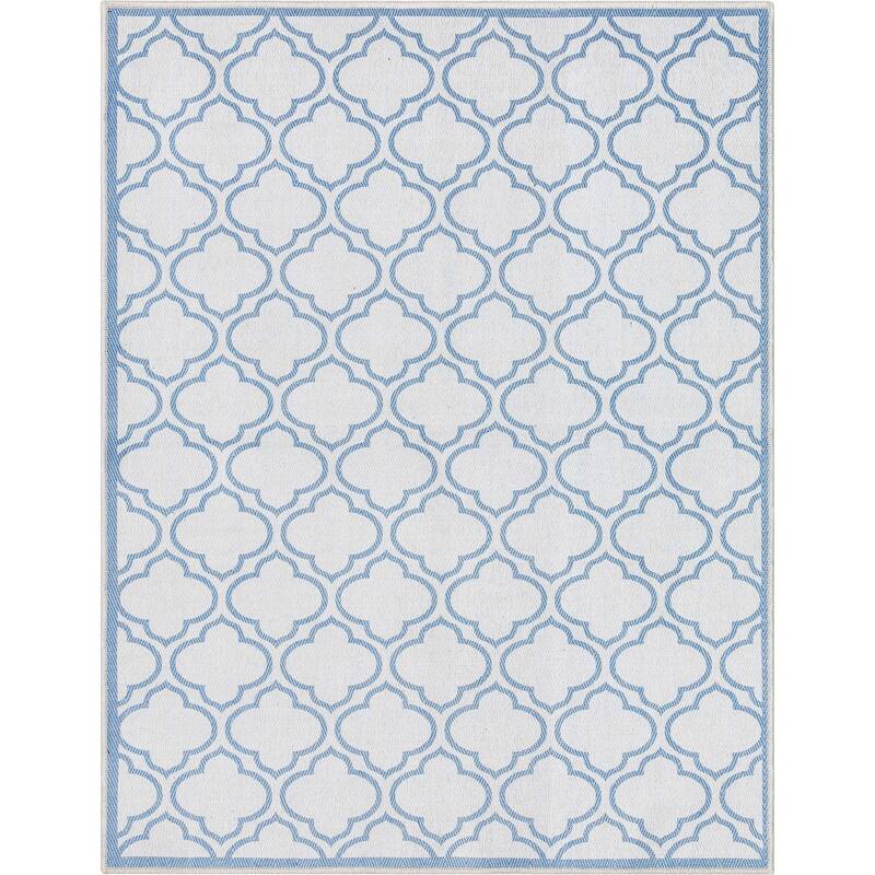 Well Woven Apollo Lattice Moroccan Machine Washable Area Rug