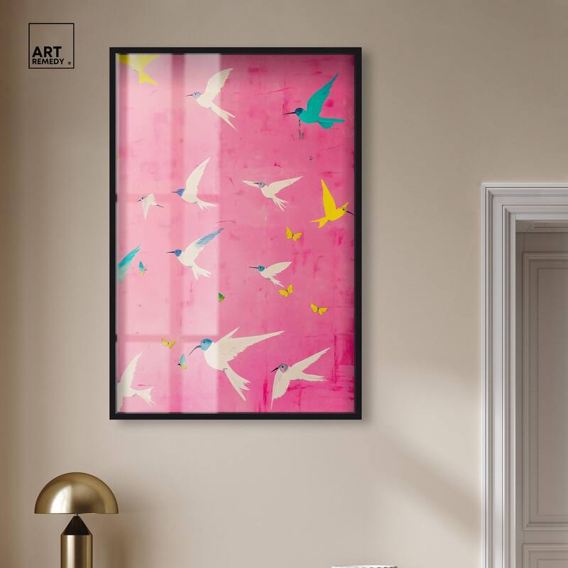 Soaring Sorbet Shadowbox by Art Remedy