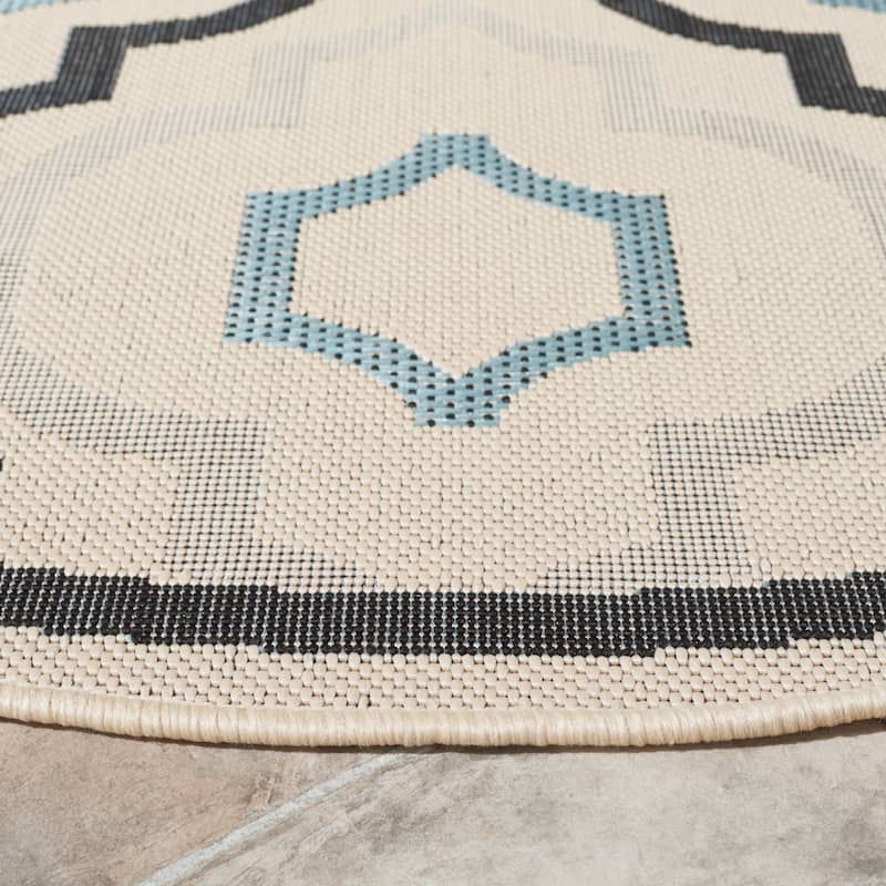 SAFAVIEH Courtyard Oyvor Indoor/ Outdoor Waterproof Patio Backyard Rug